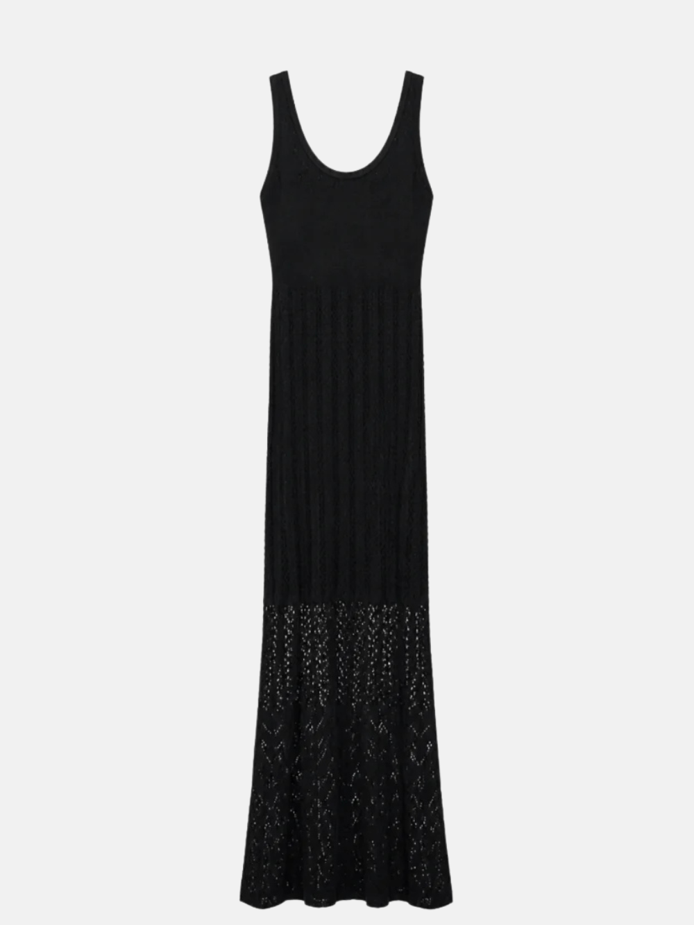 Robe longue en maille