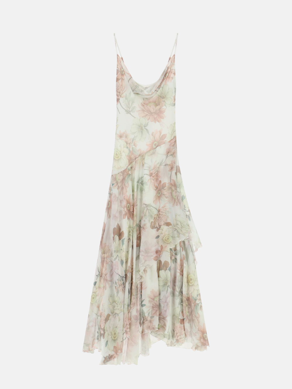 Floral Chiffon Slip Dress