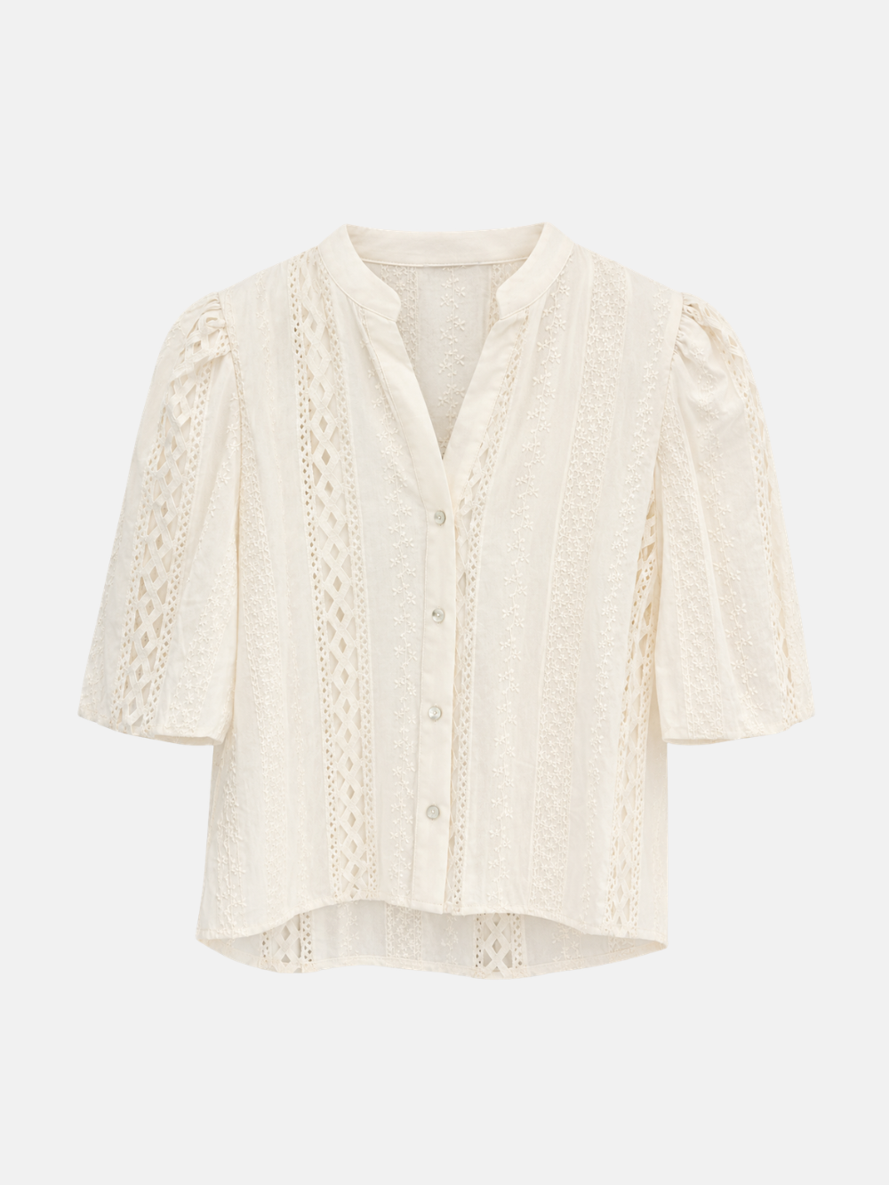 Embroidered Lace Blouse