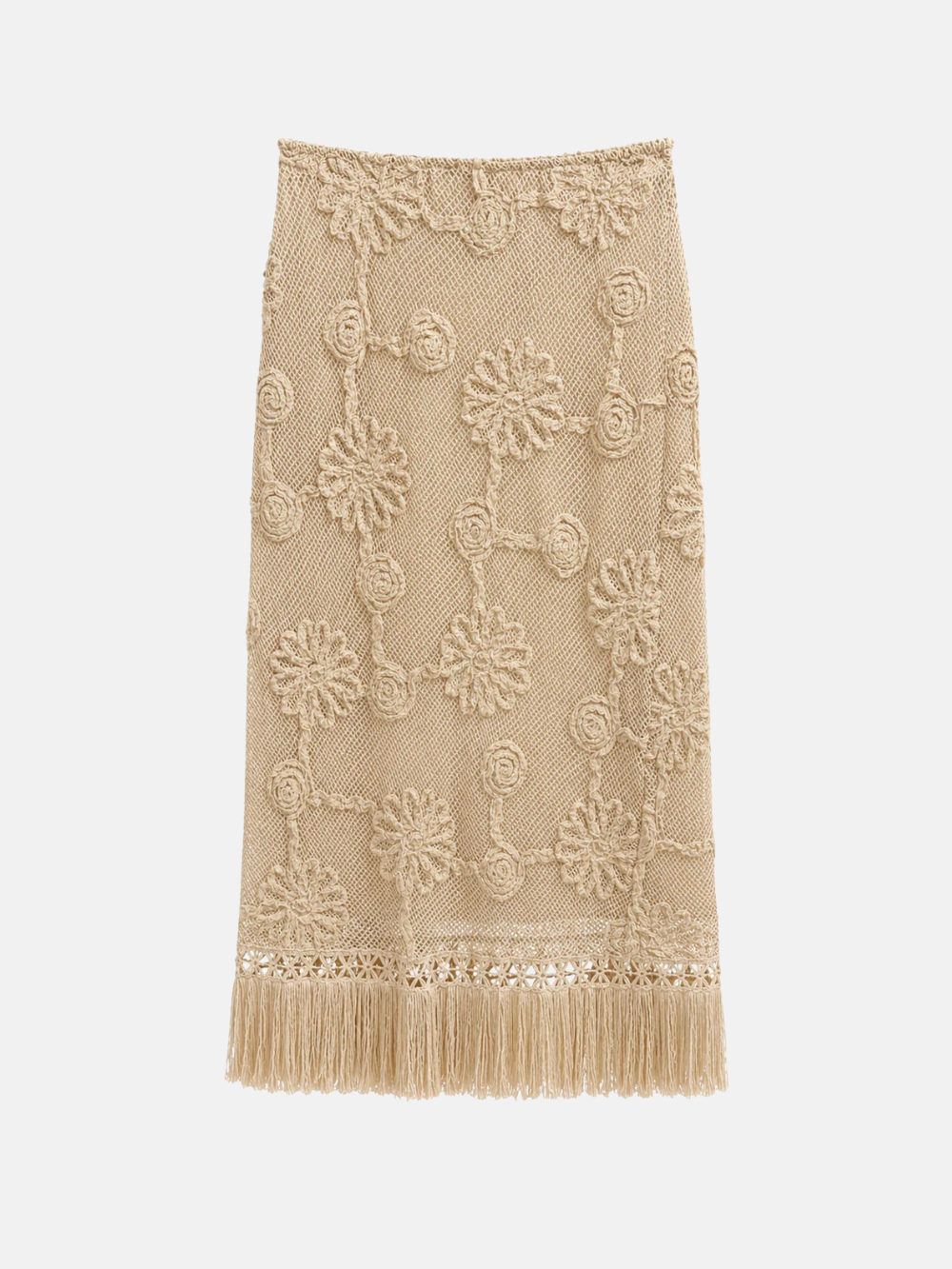Jupe au crochet, taille élastique