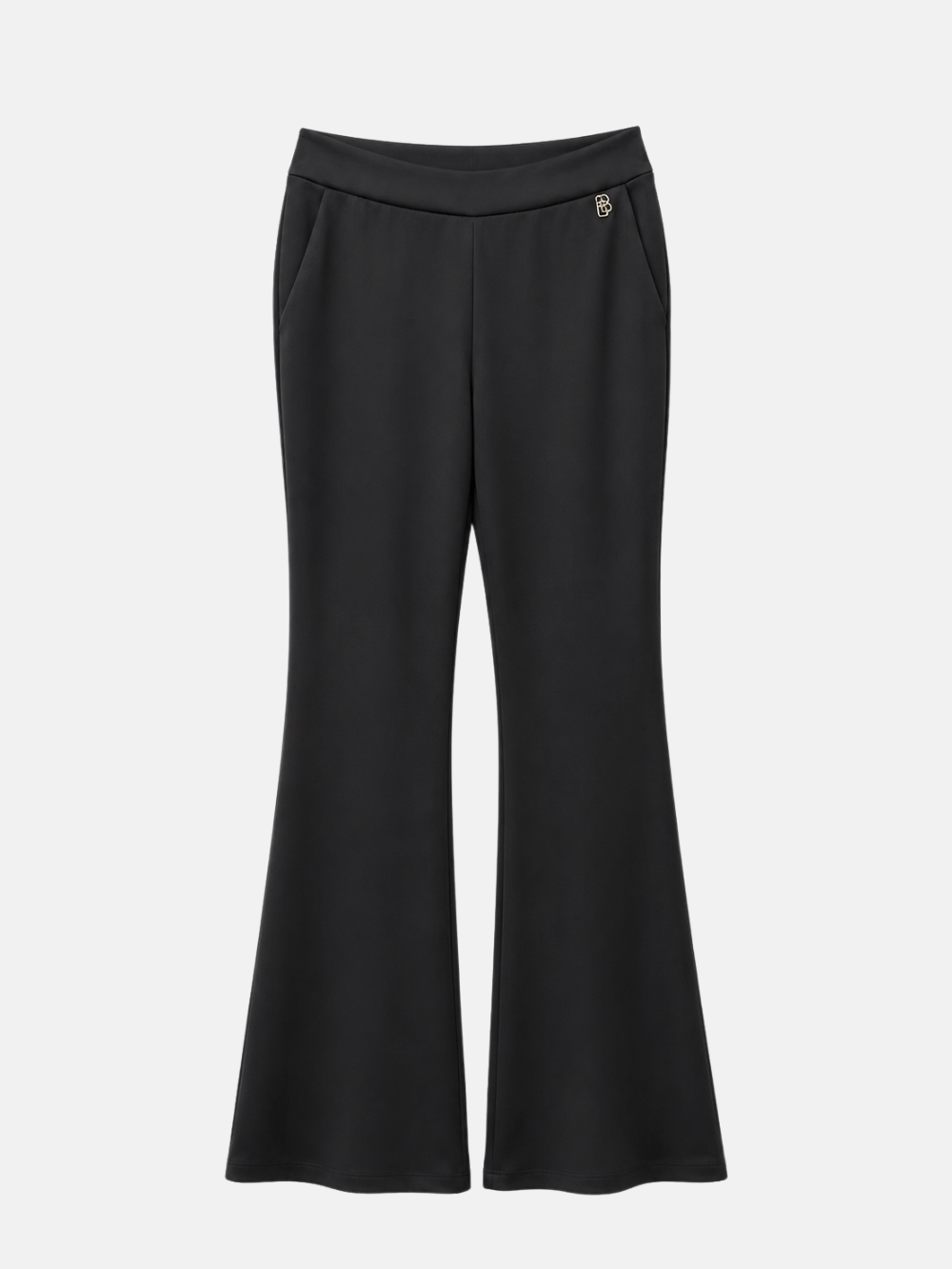 Black Flared Trousers
