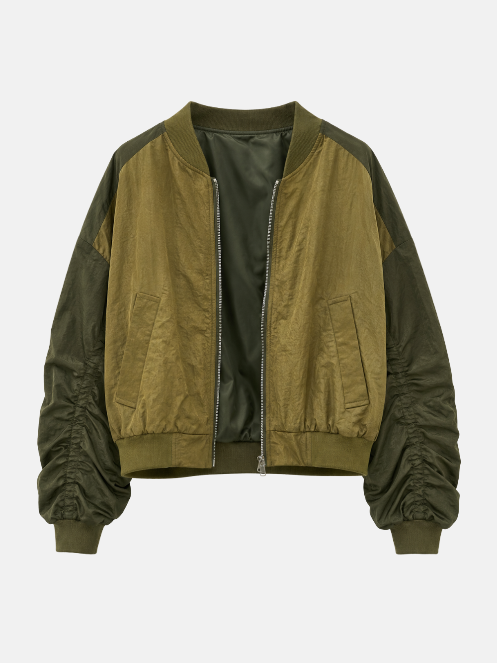 Luxe Cropped Bomber