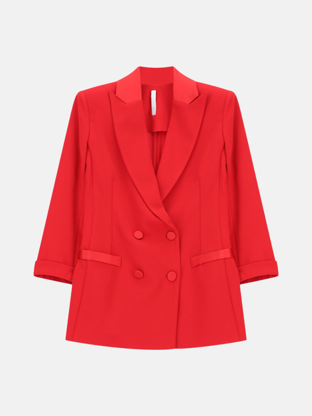 Blazer double-breasted with three-quarter sleeves