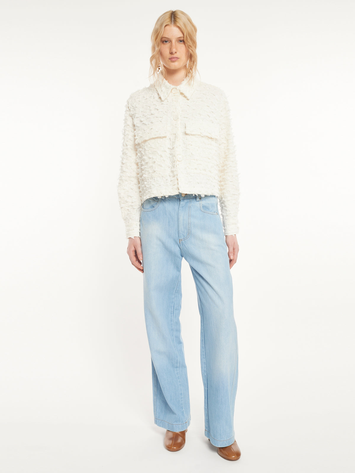 Light Wide Leg Jeans - Maska