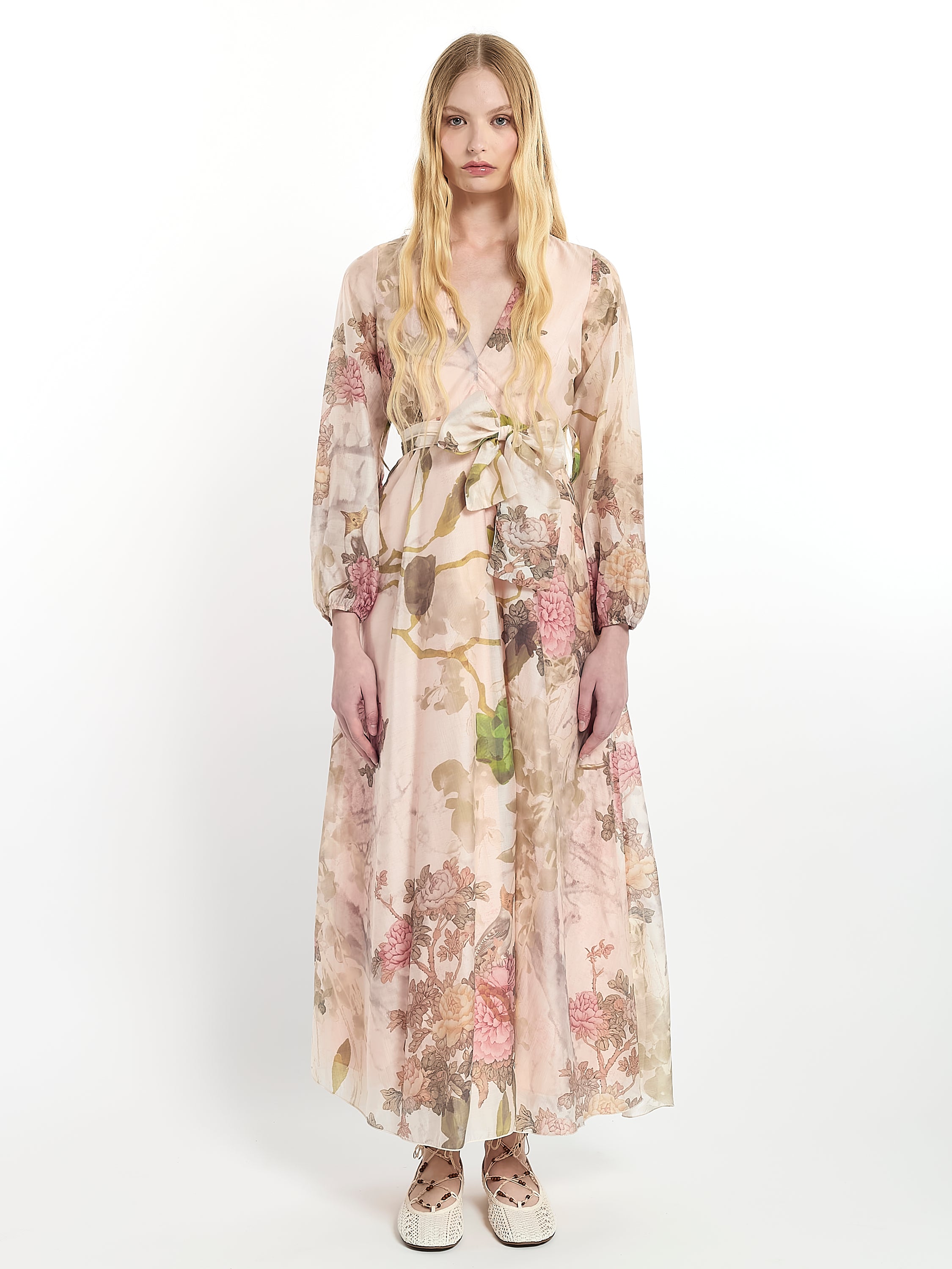 Long Dress With Floral Print