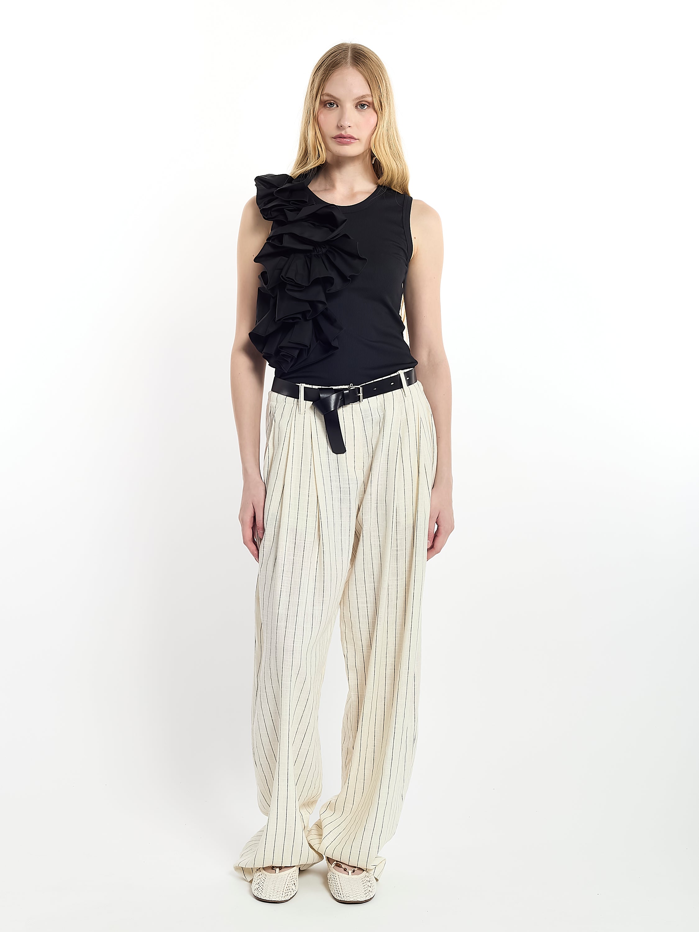 Ruffled Tank Top