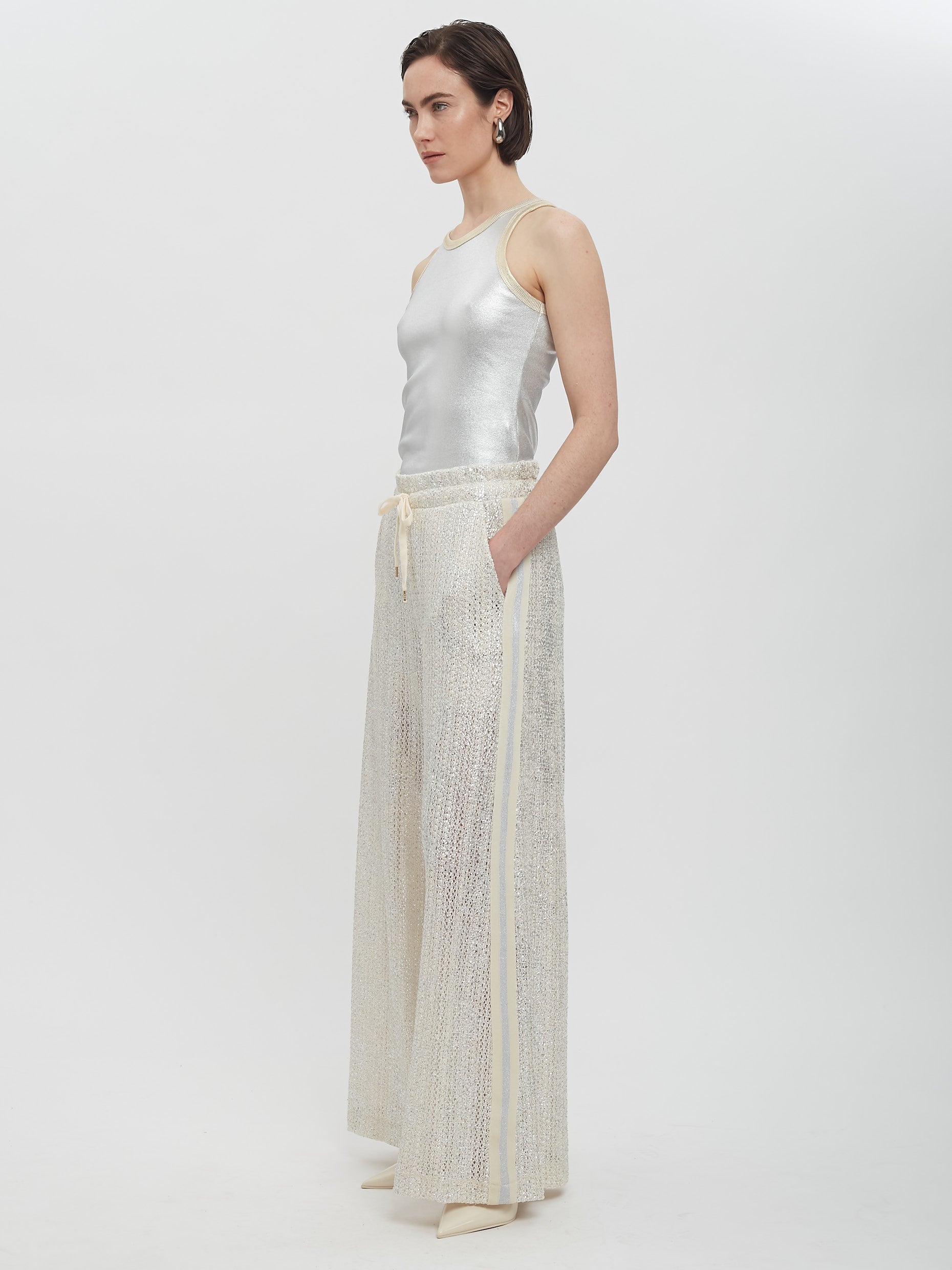 Débardeur métallisé