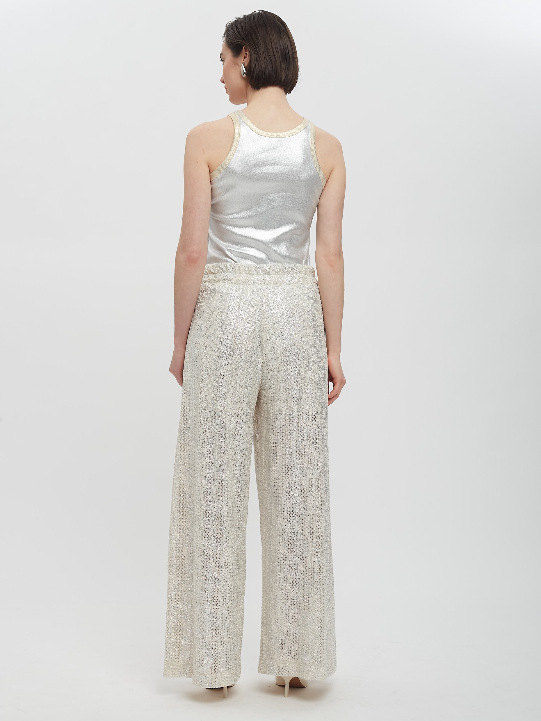 Débardeur métallisé