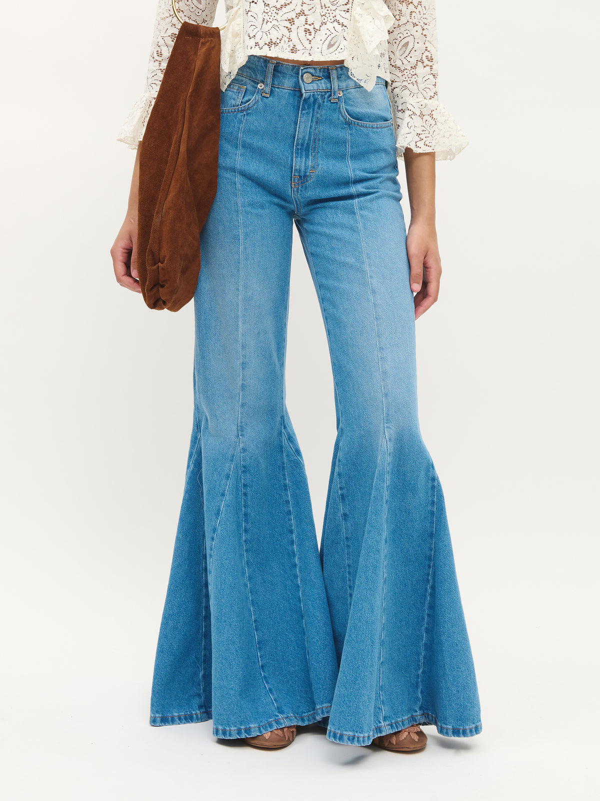 Mid-rise Bell Bottom Jeans - Maska