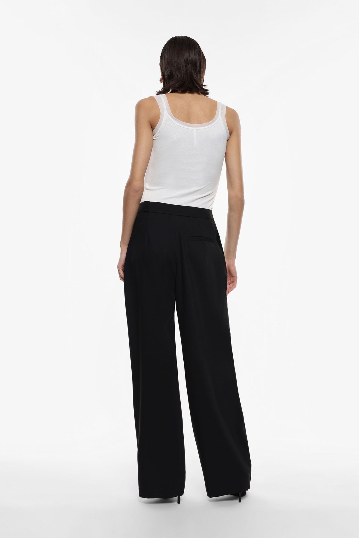 Palazzo Pants With Wrap Closure - Maska