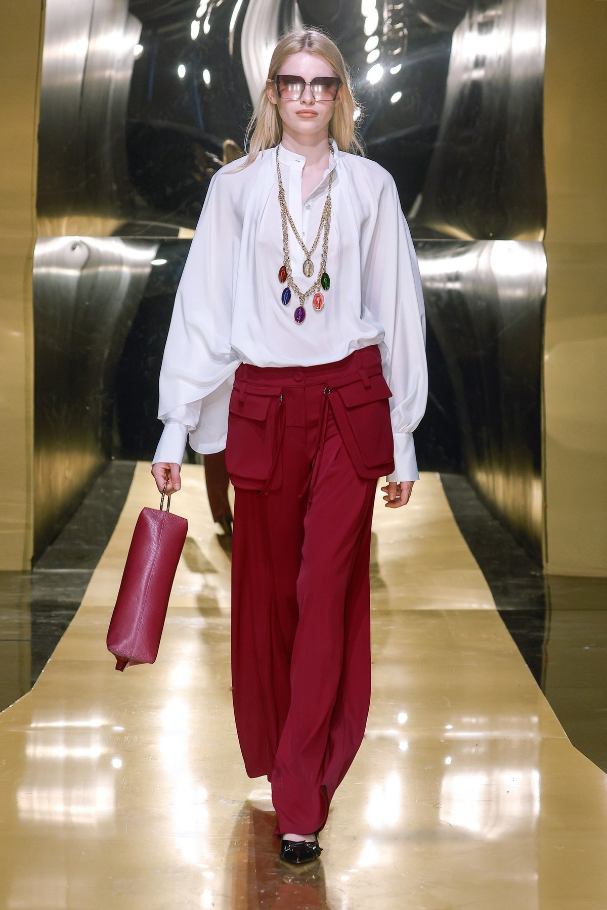 Pants With Oversized Pockets - Maska