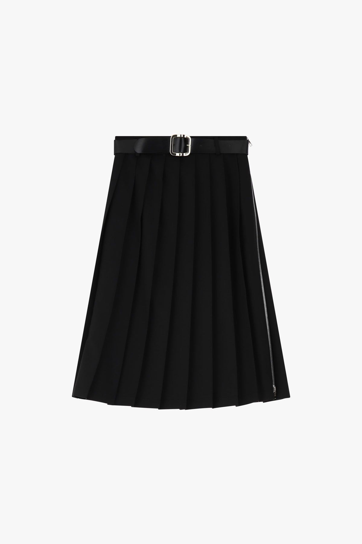 Pleated Skirt With Belt - Maska