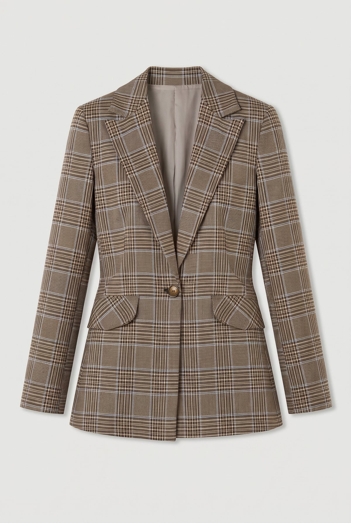 Prince of Wales Check Blazer - Bown - flat lay