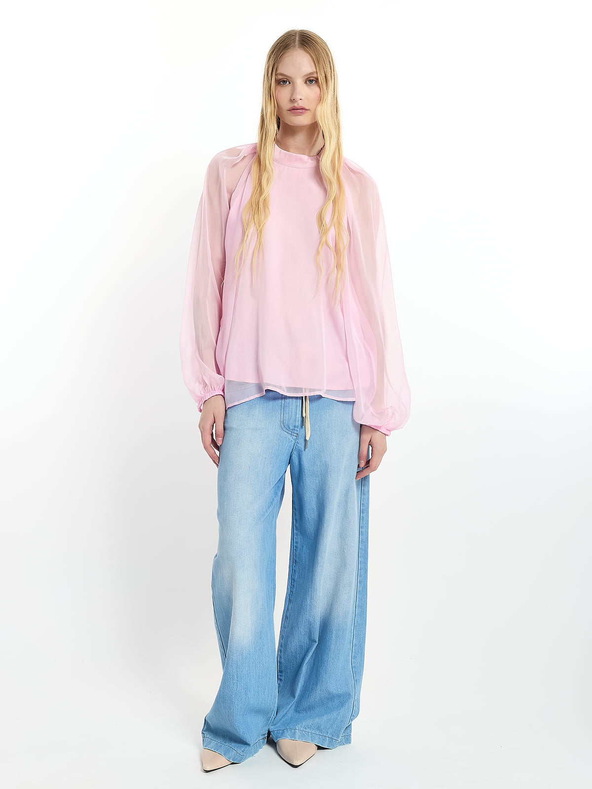 Sheer Detail Blouse - Maska