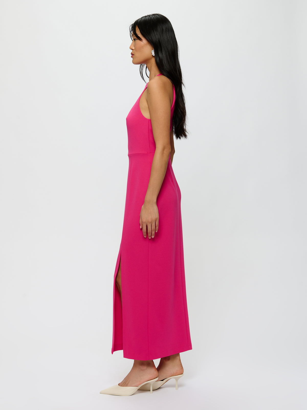 Robe longue sans manches