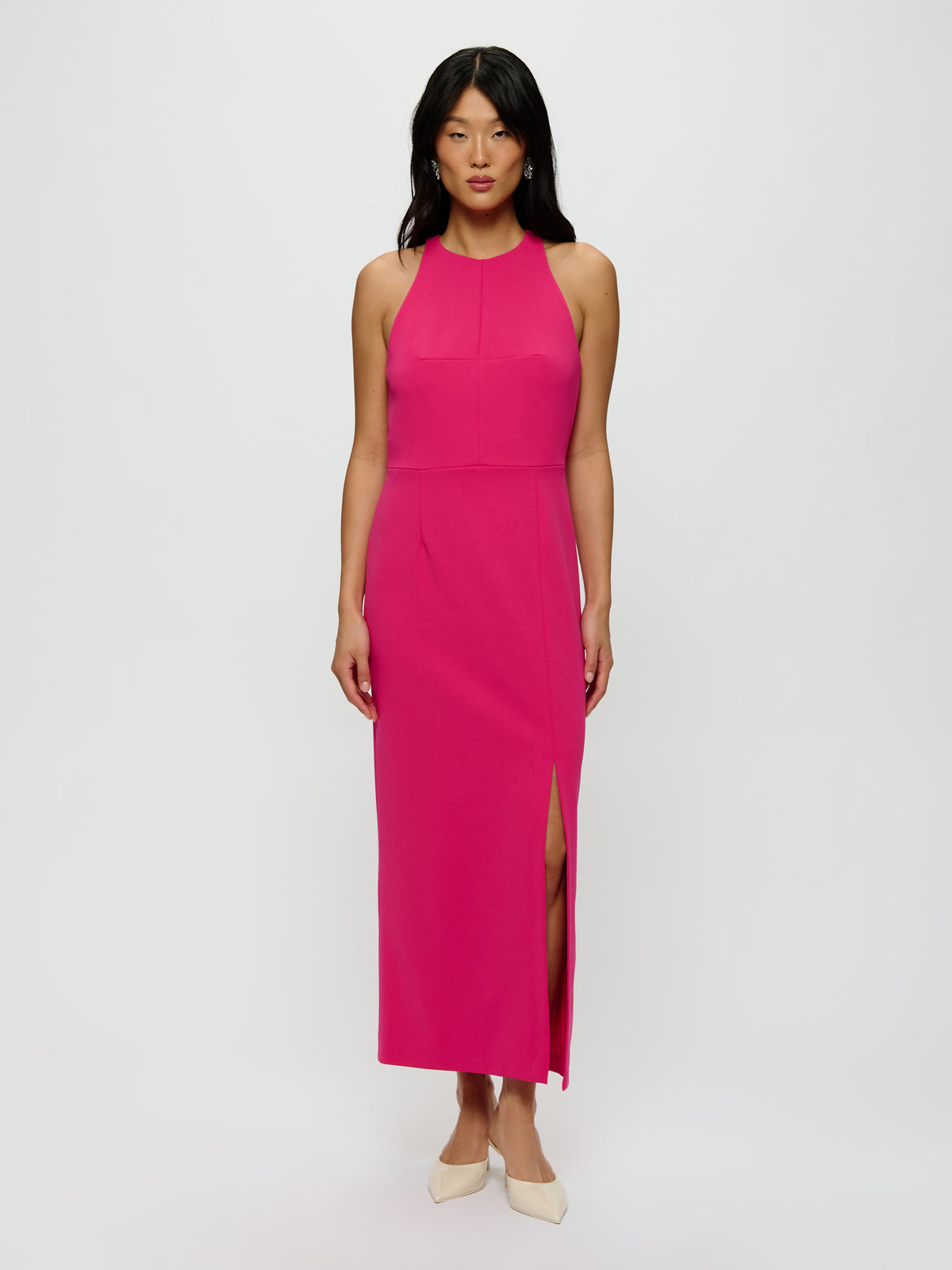 Robe longue sans manches