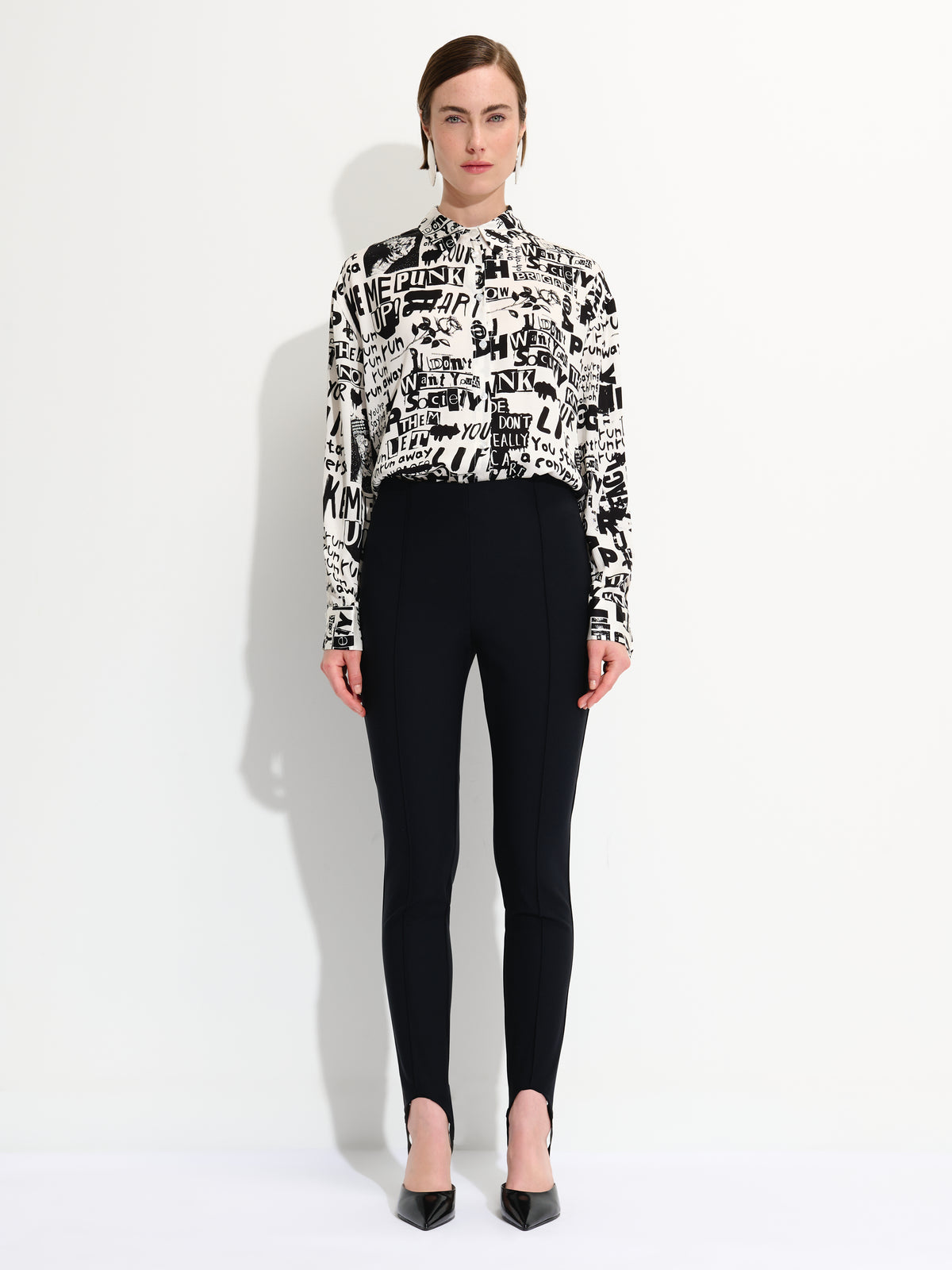 Stirrup Mid-rise Leggings - Maska