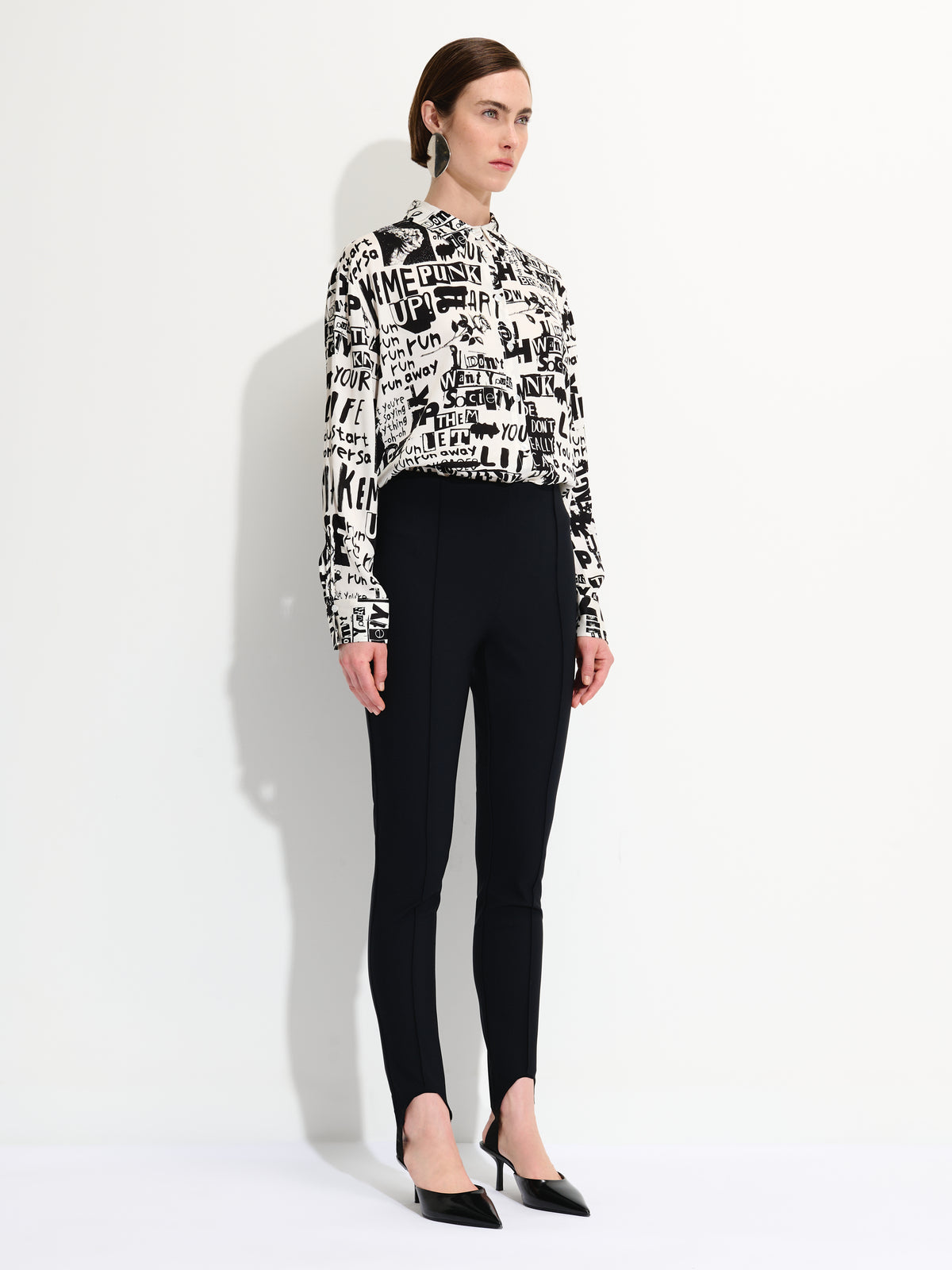 Stirrup Mid-rise Leggings - Maska