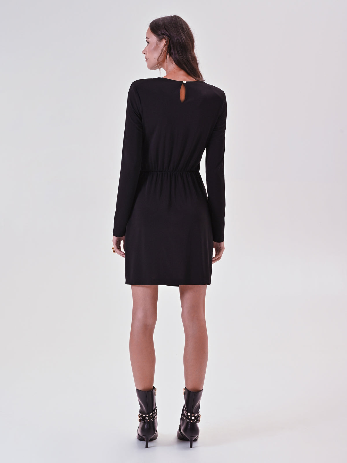 Stretch Dress with Drape - Maska