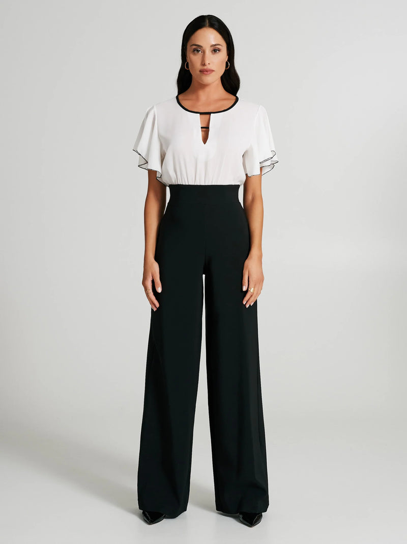 Two-toned palazzo jumpsuit
