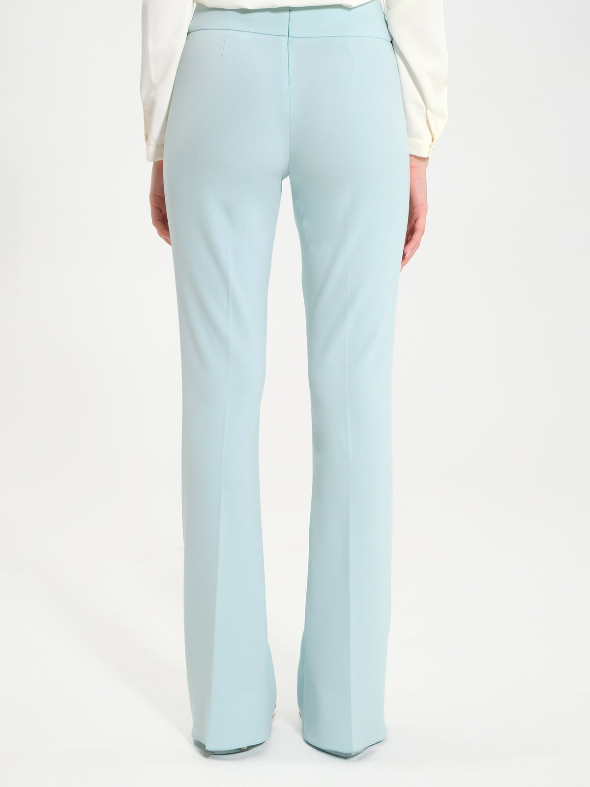 Flared Trousers with 2 Buttons