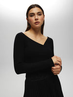 Top Côtelé Asymétrique O/S PULL NOIR Maska