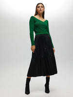 Haut côtelé asymétrique O/S SWEATER Maska