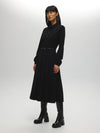 Black Belted Dress S BLACK DRESS Maska