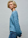 Crisscross Knit Cable Sweater O/S SWEATER Maska