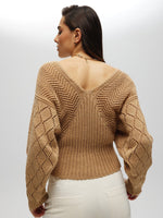 Crochet Knit Sweater SWEATER Maska