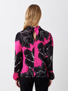 Cut-out blouse FUCHSIA TOP Maska