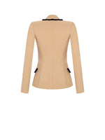 Veste à double boutonnage avec ourlets effilochés VESTE CAMEL Maska