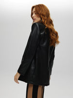 Faux Leather Blazer JACKET Maska