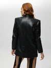 Faux Leather Blazer JACKET Maska