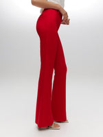 Pantalon évasé taille haute PANTALON ROUGE Maska