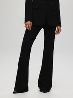 Pantalon évasé taille haute S PANTALON NOIR Maska