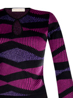 Pull Jersey avec Fil Lurex PULL MAGENTA Maska