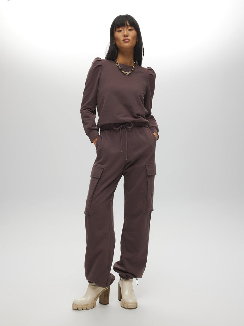 Joggers with Patch Pockets BROWN PANTS Maska