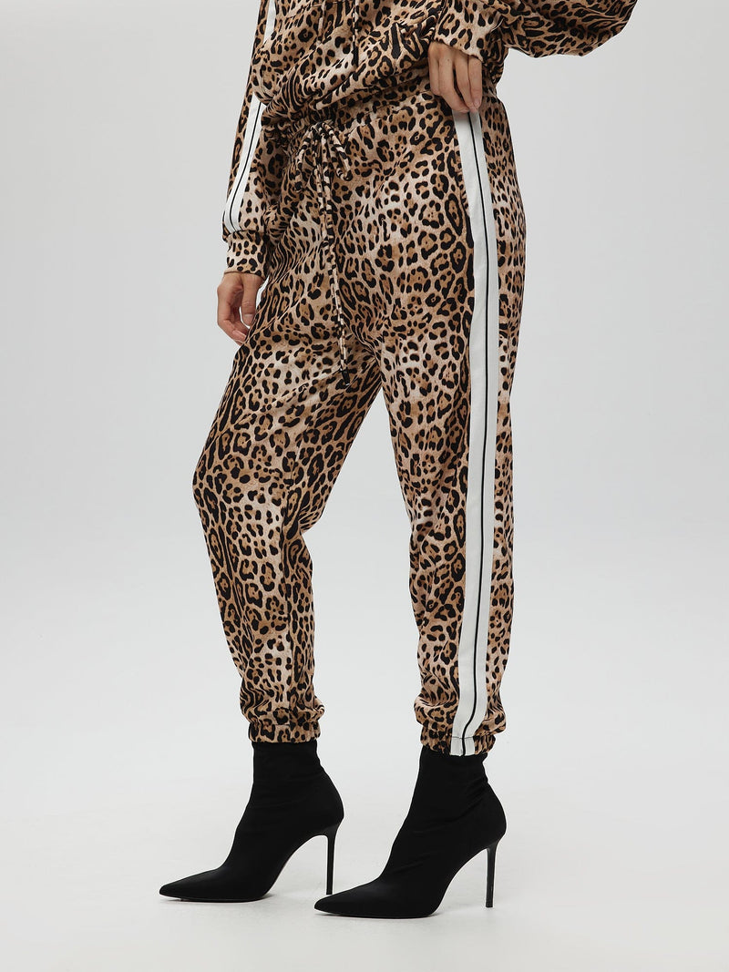 Pantalon de jogging imprimé léopard PANTALON BEIGE Maska