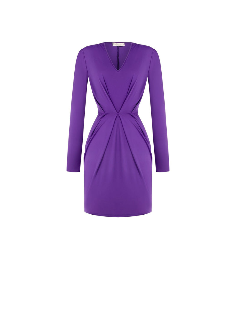 Robe Fourreau Lycra S ROBE VIOLET Maska