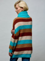 Oversized Striped Knit Sweater O/S SWEATER Maska