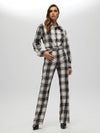 Plaid Trousers CREAM PANTS Maska
