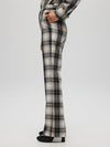Plaid Trousers CREAM PANTS Maska