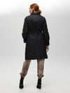 Quilted Belted Jacket BLACK JACKET Maska