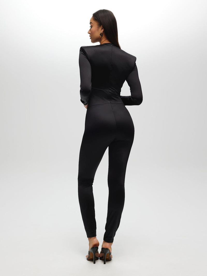 Combinaison en satin COMBINAISON NOIRE Maska