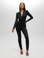Combinaison en satin XS COMBINAISON NOIRE Maska