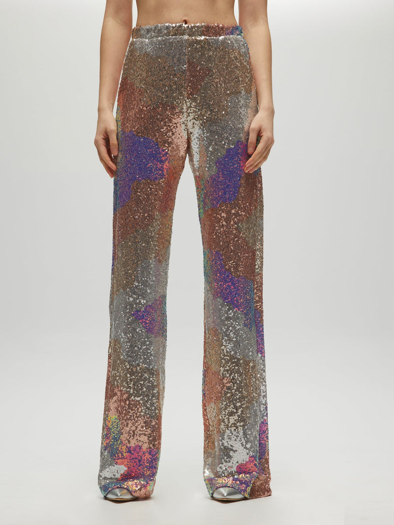 Pantalon à sequins XS PINK PANTS Maska