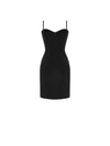 Sheath Dress in Scuba Crêpe with Rhinestones DRESS Maska