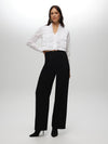 Side Button Trousers XS BLACK PANTS Maska