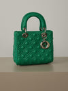 Small leather handbag O/S GREEN BAG Maska